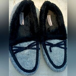 Shoe dazzle rhinestone loafers sz 8